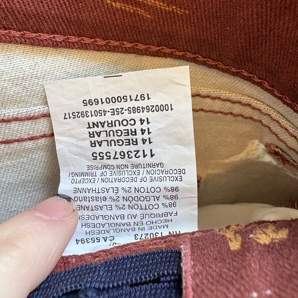 Wrangler Kids' Patterned Flare Jeans - Picture 9 of 11